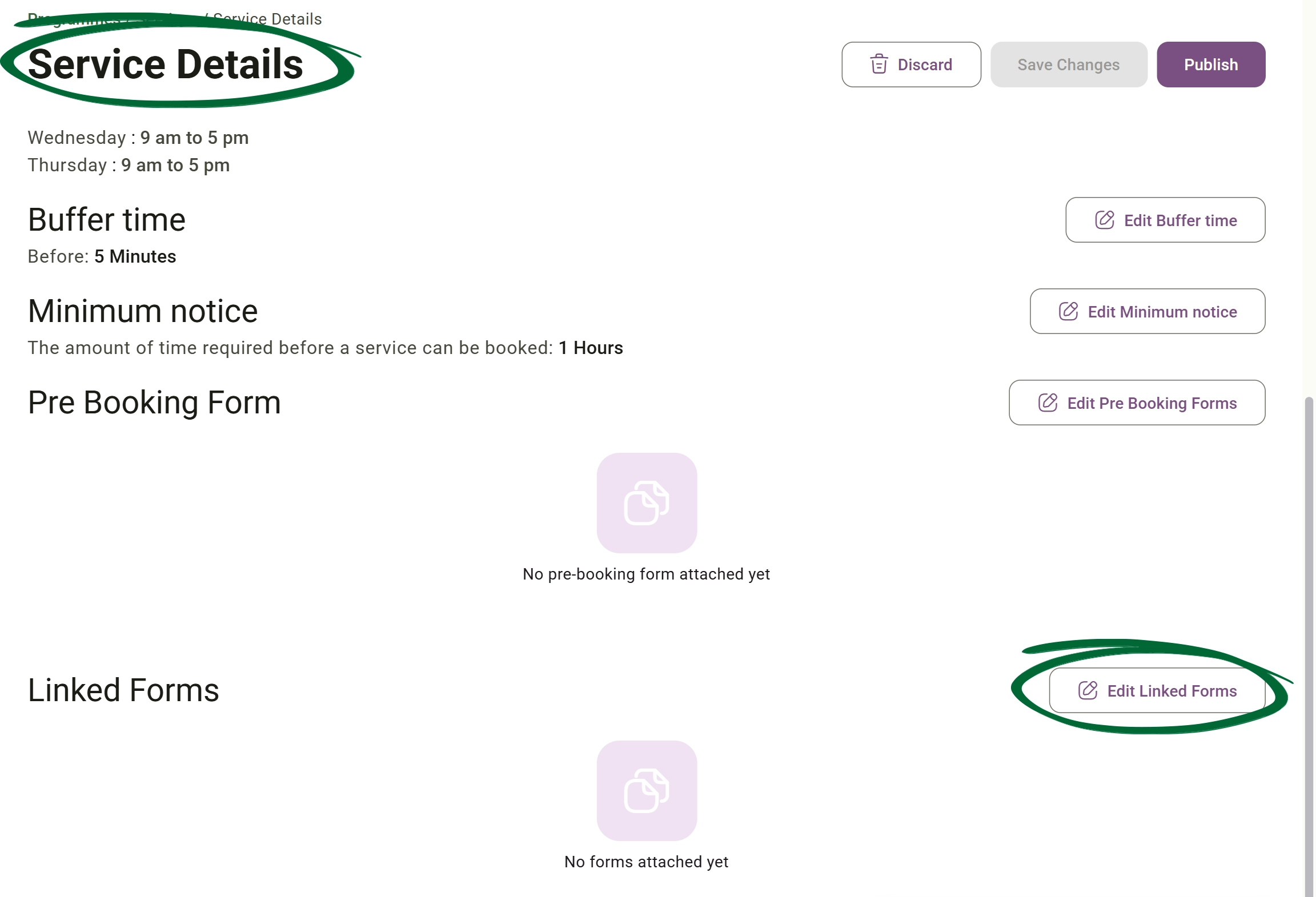 Attach Form screenshot